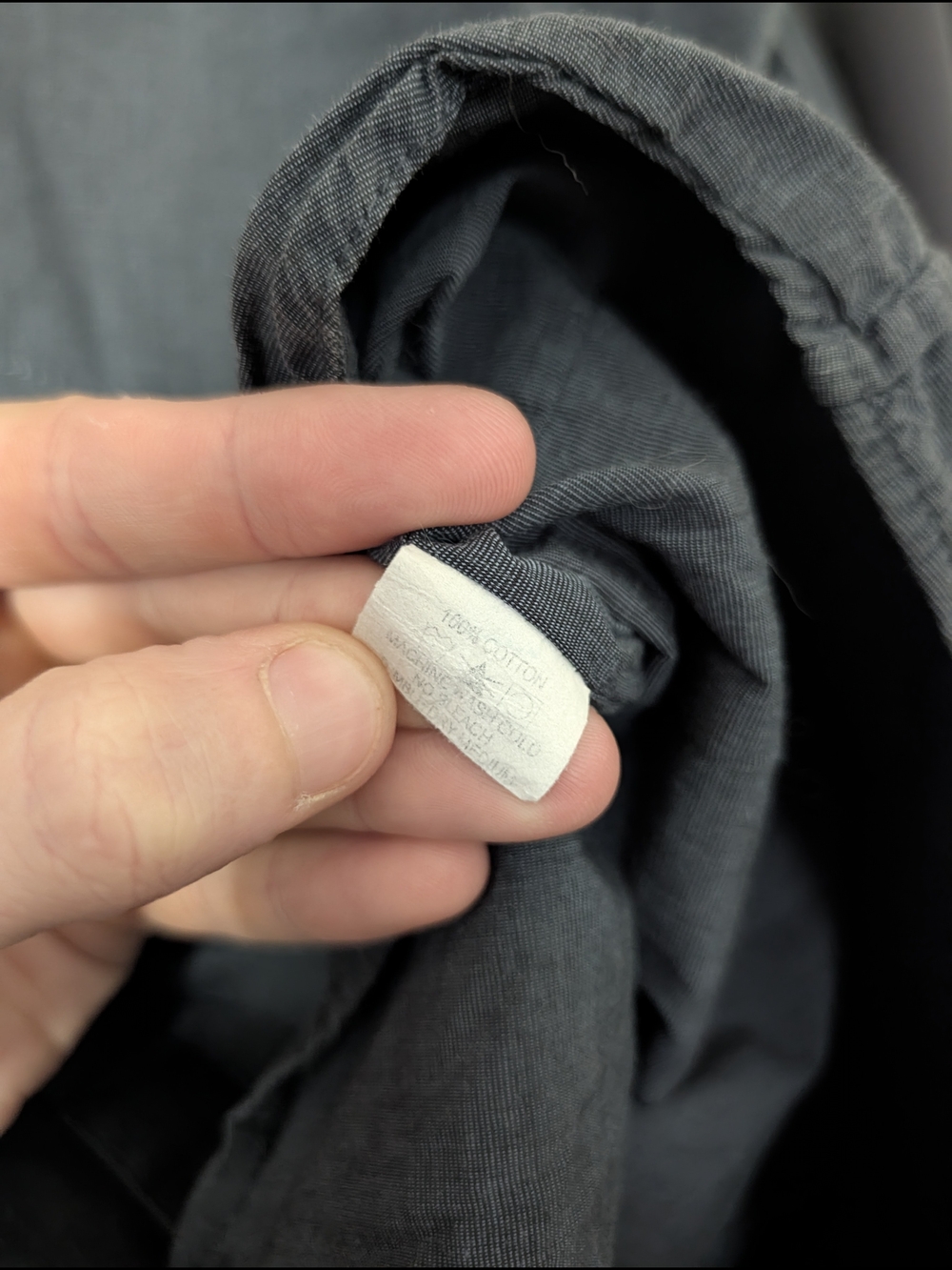 Steven Alan 2x MiUSA Gray & White Chambray Oxford Casual Button-down Shirts XL - Picture 13 of 16